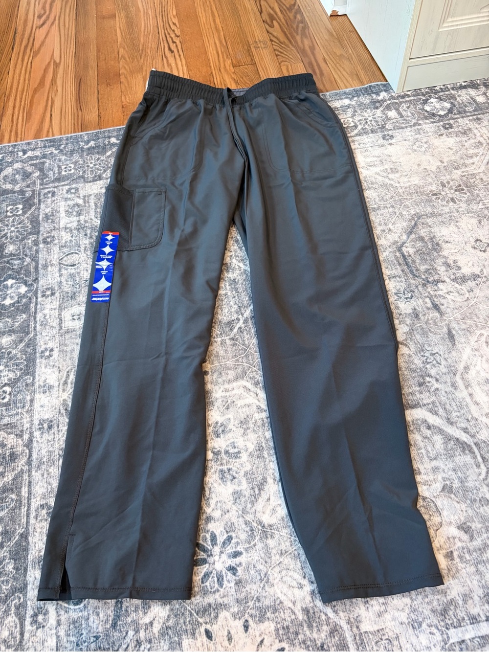 Scrubstar grey Wide-Leg scrub Pants